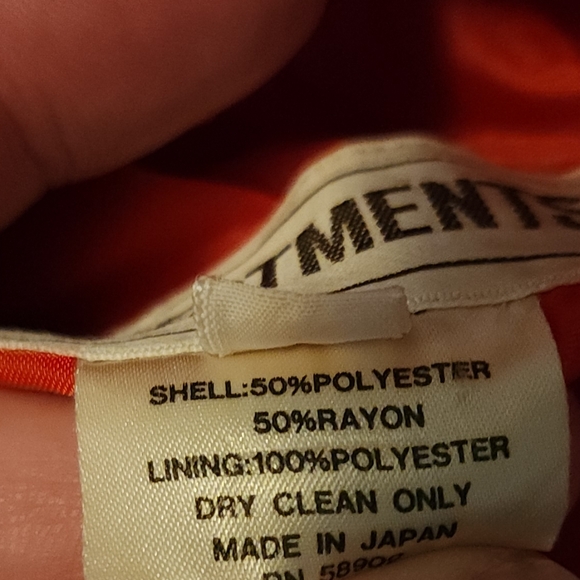 Investments Red blazer jacket 8 - Picture 7 of 7